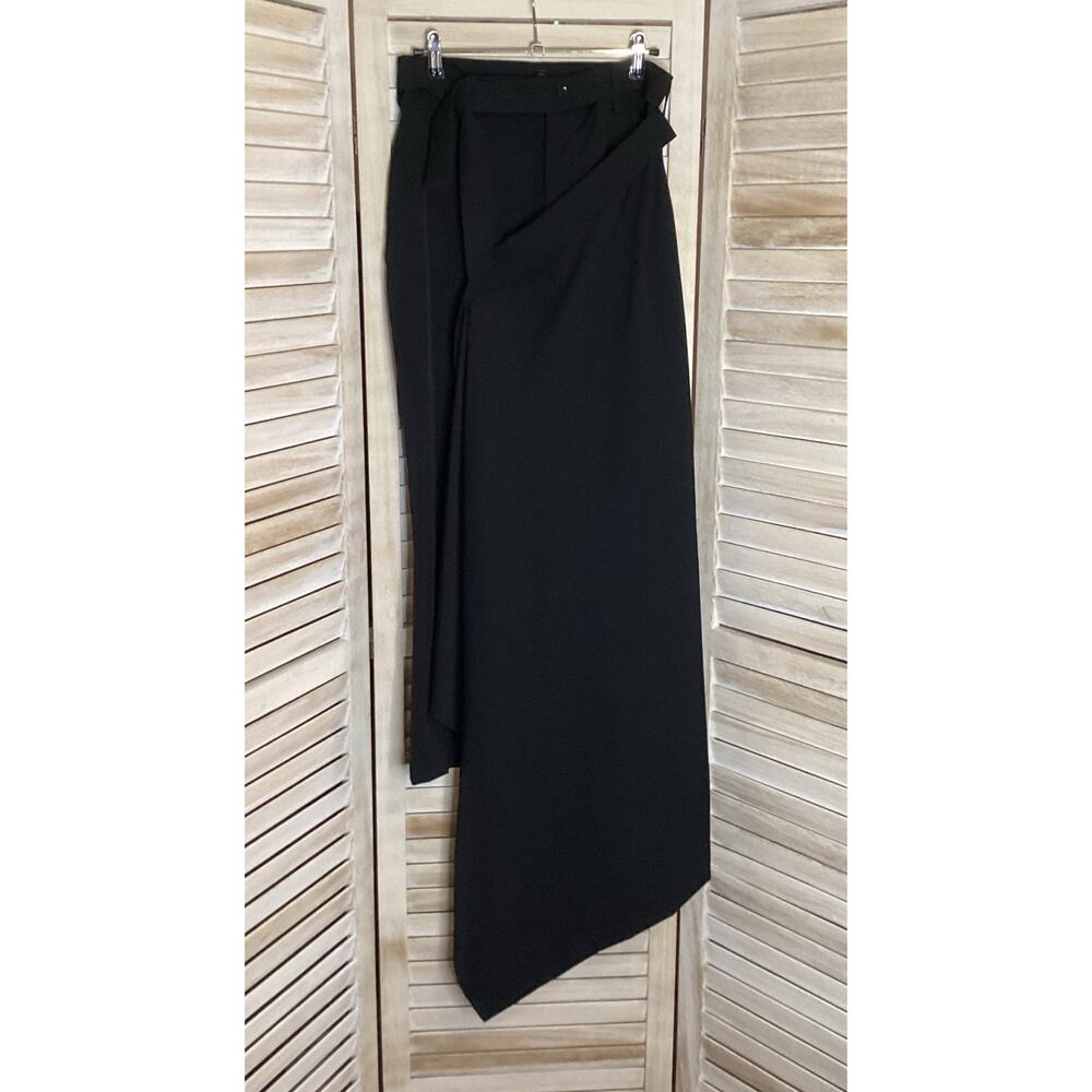 Yohji Yamamoto Avant Garde Pants Skirt Black 100% Wool Gabardine 1 28 Waist